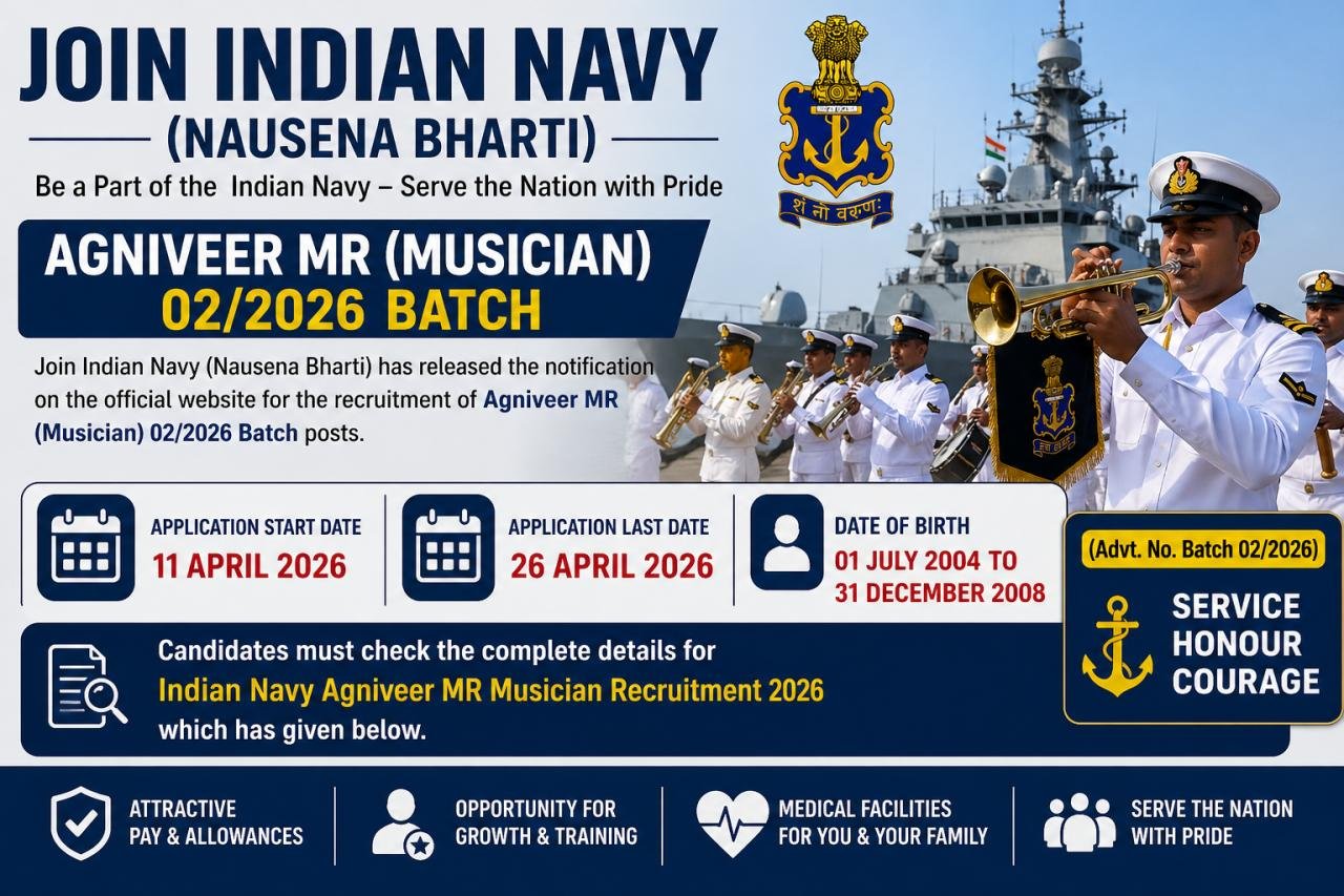 Indian Navy Agniveer MR Musician Recruitment 2026